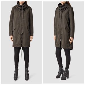 AllSaints ‘Arton’ Military Inspired Parka Khaki 8
